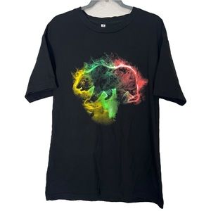 Mens Urban Soul Clothing Rasta Cali T-shirt Large